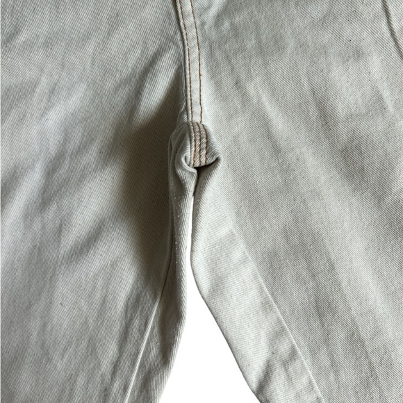 Dickies Women's Denim Cargo Cream Jeans 7 28 - Picture 3 of 16